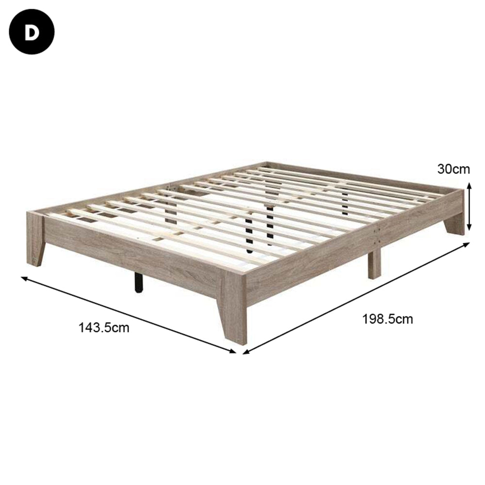 Scandi Bed Base Double