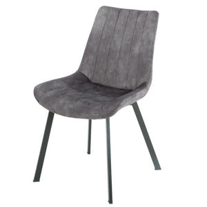 Sloane Fabric Dining Chairs (Set Of 4) Grey