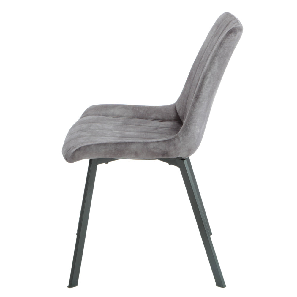 Sloane Fabric Dining Chairs (Set Of 4) Grey