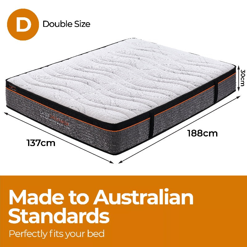 Easydreamer Orthopaedic Euro Top Pocket Spring Double Mattress