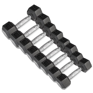 Cortex 56Kg Hex Fixed Dumbbell Set (4 8 10Kg Pairs)