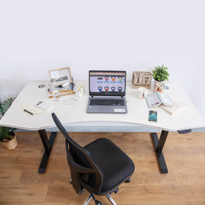 Lifespan Fitness Ergodesk Auto Series Automatic Standing Desk 180Cm In White & Black