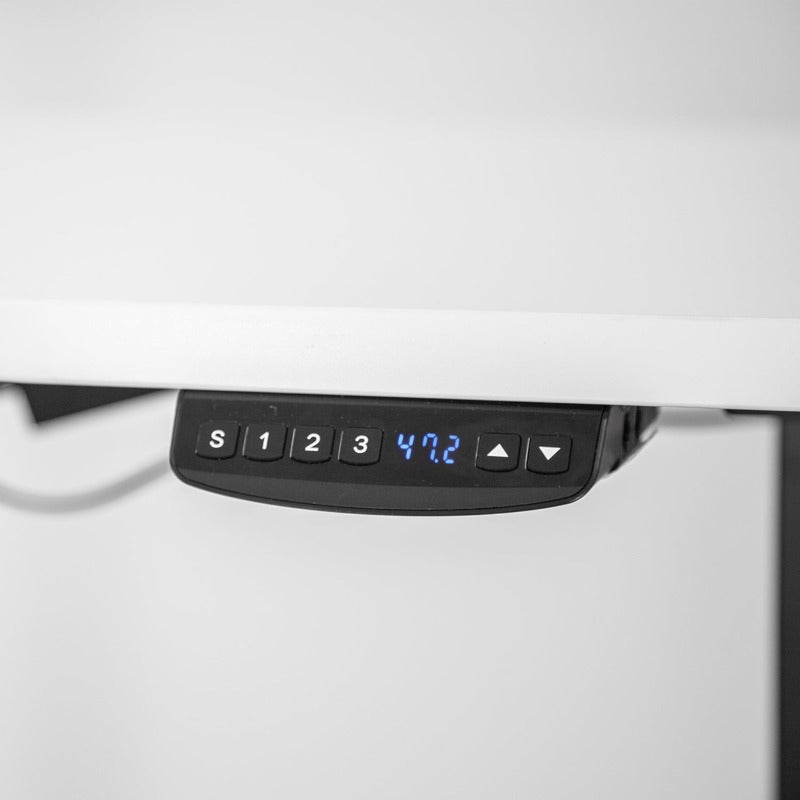 Lifespan Fitness Ergodesk Auto Series Automatic Standing Desk 180Cm In White & Black