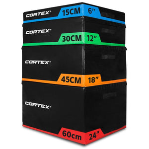 Cortex Soft Plyo Box Modular Stackable 15Cm 30Cm 45Cm 60Cm