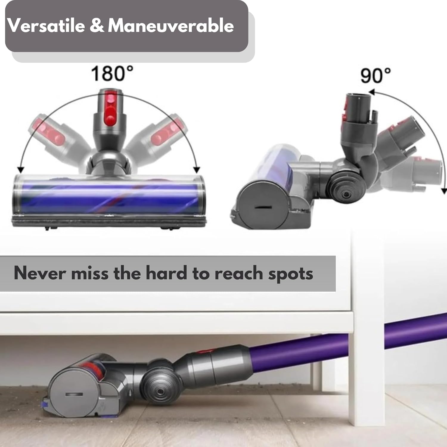 Hygieia Direct Drive Motorhead for Dyson V7 V8 V10 V11 V15 & Outsize Models