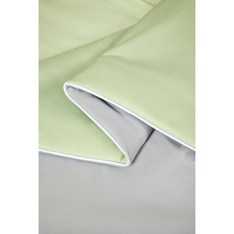 Ice Cooling Reversible Summer Comforter Blanket (Green And Grey Single/Double)