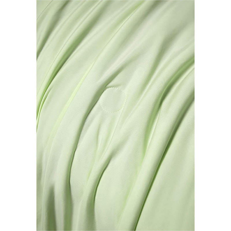 Ice Cooling Reversible Summer Comforter Blanket (Green And Grey Single/Double)