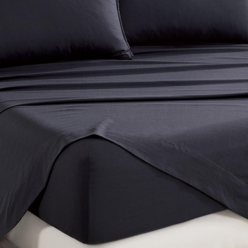 Bamboo Microfibre Sheet Set Charcoal King Single