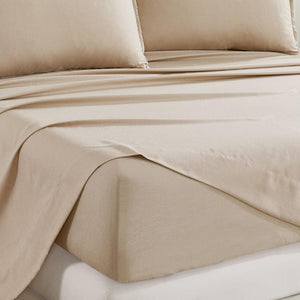 Bamboo Microfibre Sheet Set Linen Single