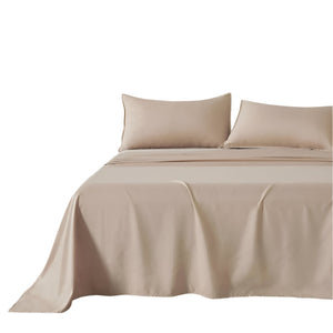 Bamboo Microfibre Sheet Set Linen Double