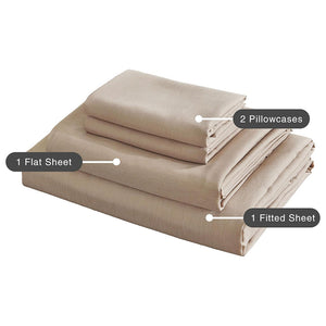 Bamboo Microfibre Sheet Set Linen King Single