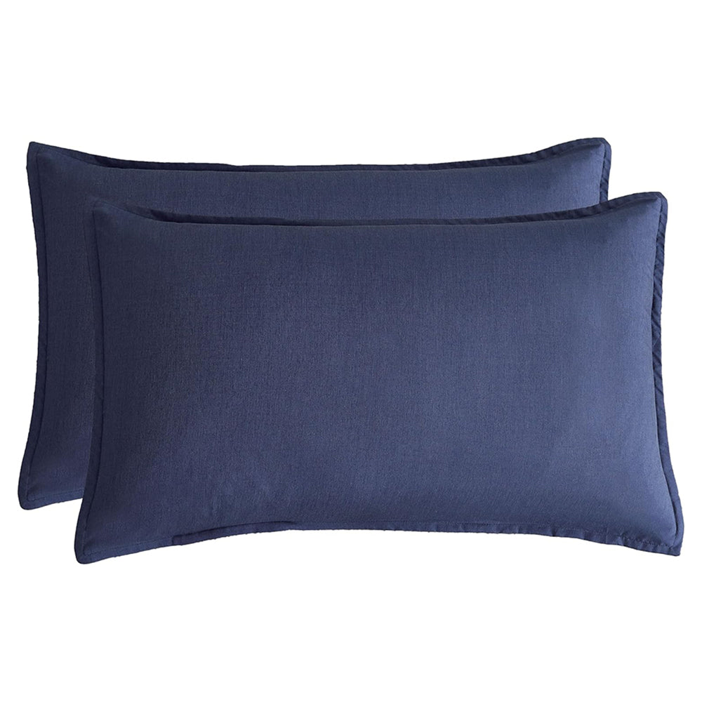 Bamboo Microfibre Sheet Set Navy Double