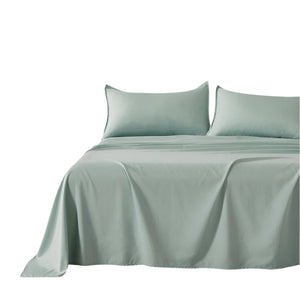 Bamboo Microfibre Sheet Set Sage Green Double