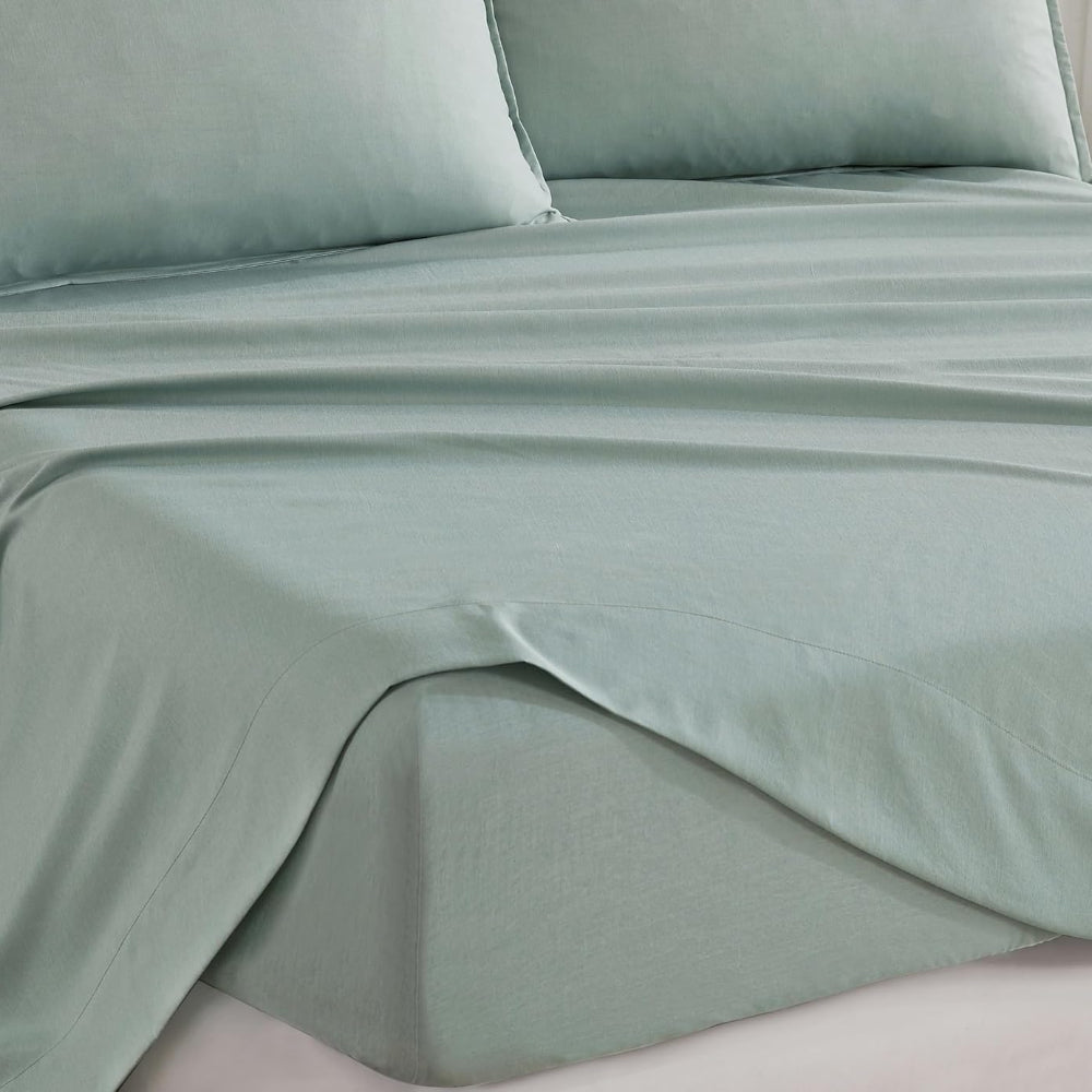 Bamboo Microfibre Sheet Set Sage Green Double