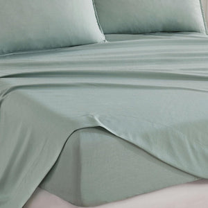 Bamboo Microfibre Sheet Set Sage Green Double