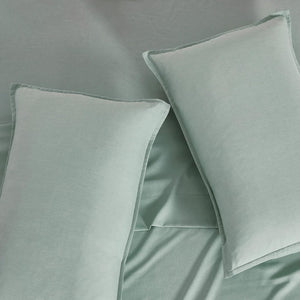 Bamboo Microfibre Sheet Set Sage Green Queen