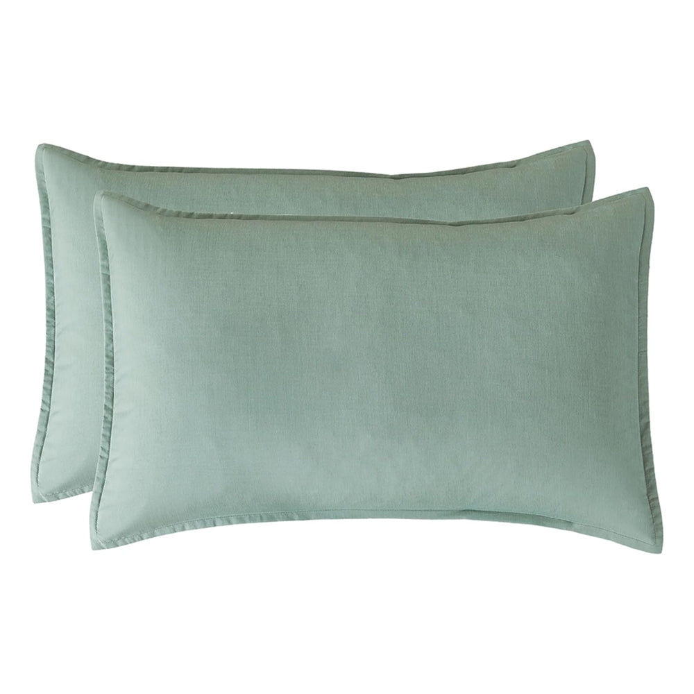 Bamboo Microfibre Sheet Set Sage Green Queen