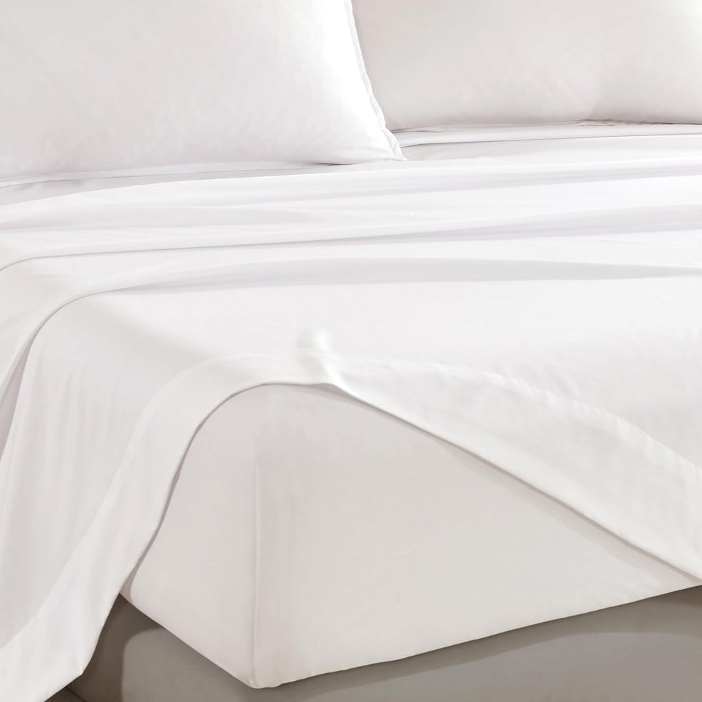 Bamboo Microfibre Sheet Set White Double