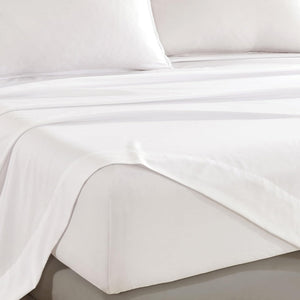 Bamboo Microfibre Sheet Set White Double