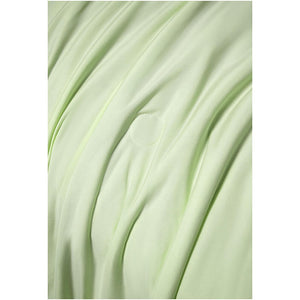 Ice Cooling Reversible Summer Comforter Blanket (Green And Grey Queen/King)