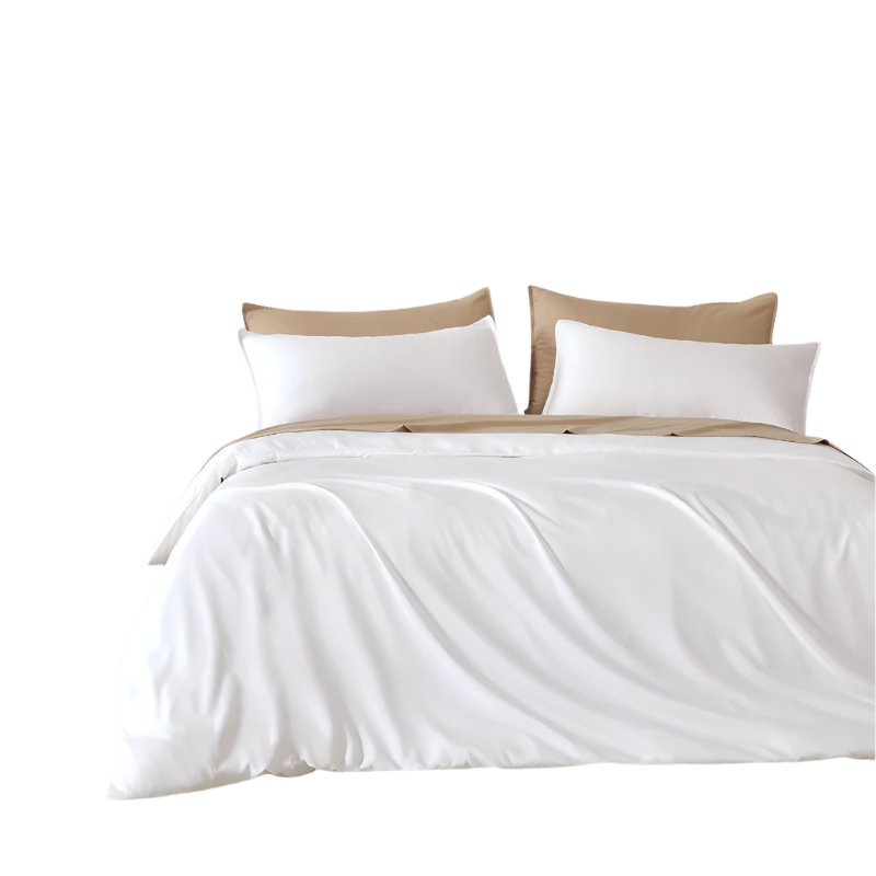 Bamboo Microfibre Quilt Cover Set White King