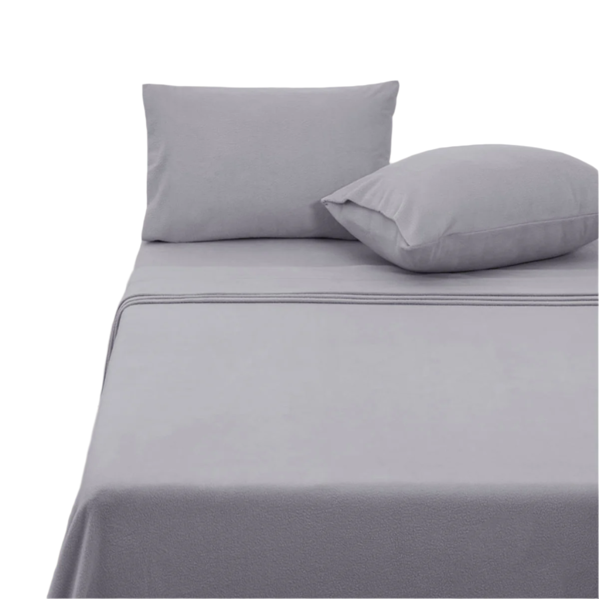 Polar Fleece Sheet Set Queen 36Cm Wall Grey