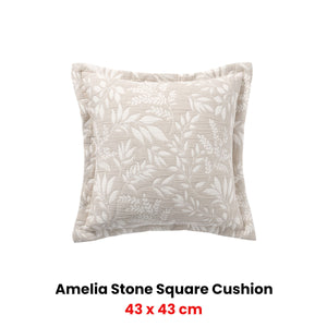 Bianca Ameila Stone Square Filled Cushion 43 X 43Cm