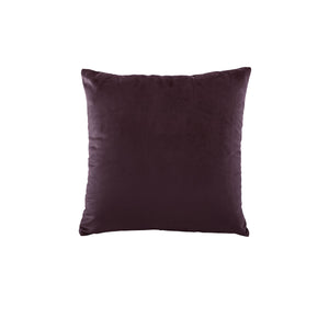 Bianca Vivid Coordinates Square Velvet Cushion Plum 43 X 43Cm