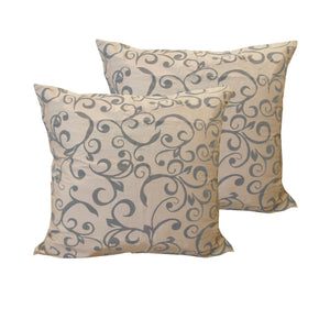 Bianca Pair Of European Pillowcases Keilyn Gold 65 X Cm