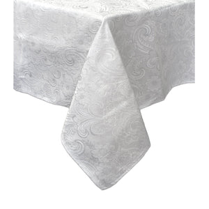 Salonika Blossom Tablecloth White 135 X 180 Cm