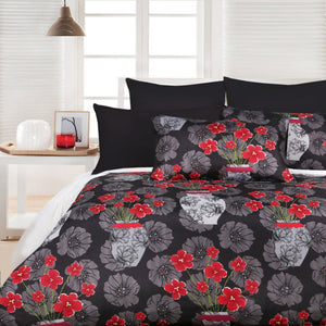 Big Sleep Devine Black Quilt Cover Set Queen