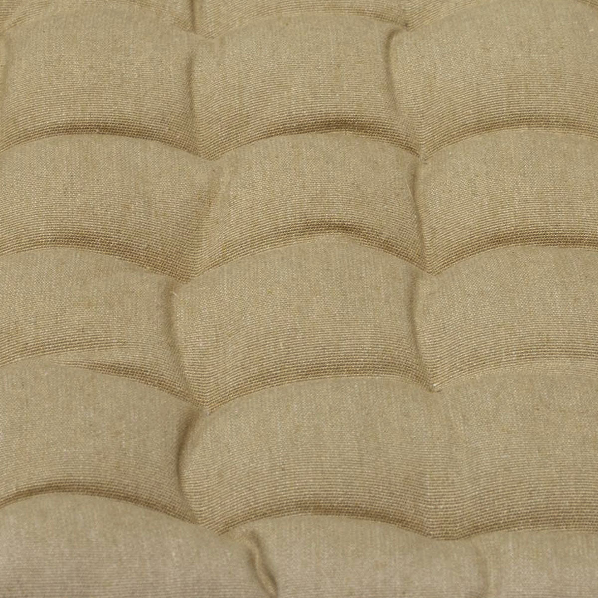 J Elliot Home Set Of 2 Outdoor 100% Cotton Chair Pads 40 X Cm Solid Taupe