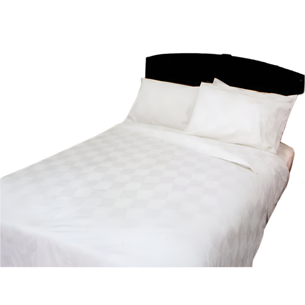 Orient Sense Dominic White Quilt Cover Set Double