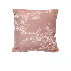 Rapee Blossom Jacquard Cushion Cover Pink 45 X Cm