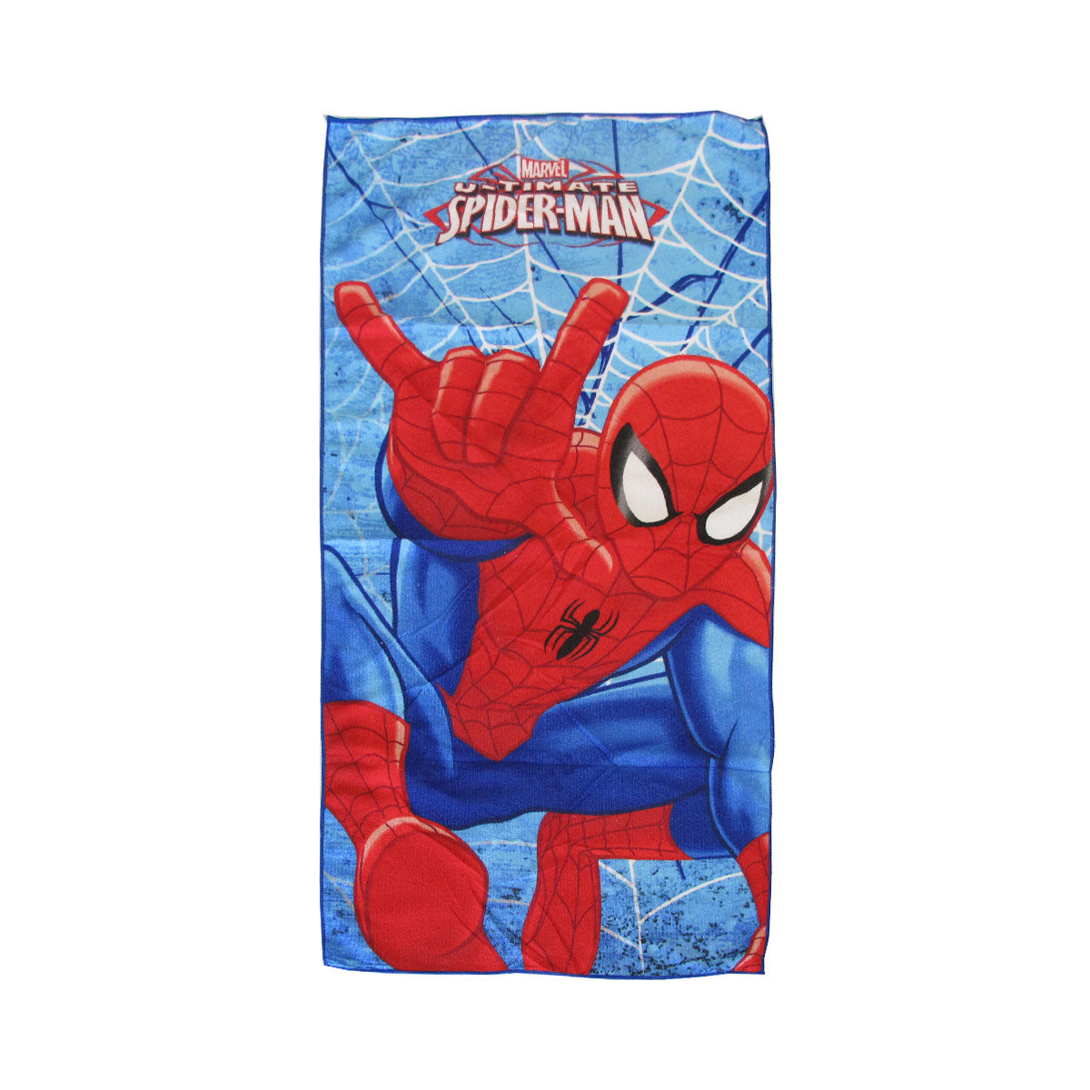 Bloomington Ultimate Spiderman Kids Cartoon Printed Microfiber Beach Towel 70 X 137 Cm