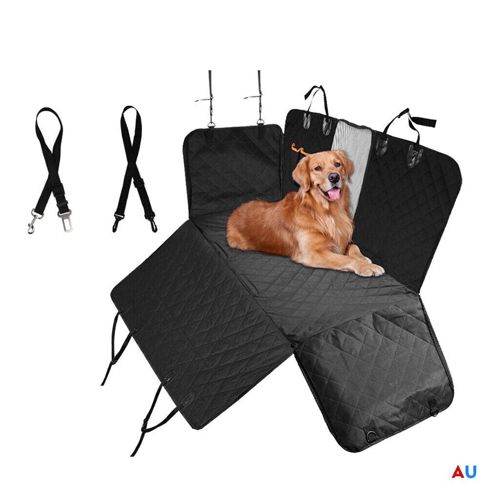 Pet Dog Waterproof Seat Cover Protector Hammock Back Rear Bench Mat For Car Suv