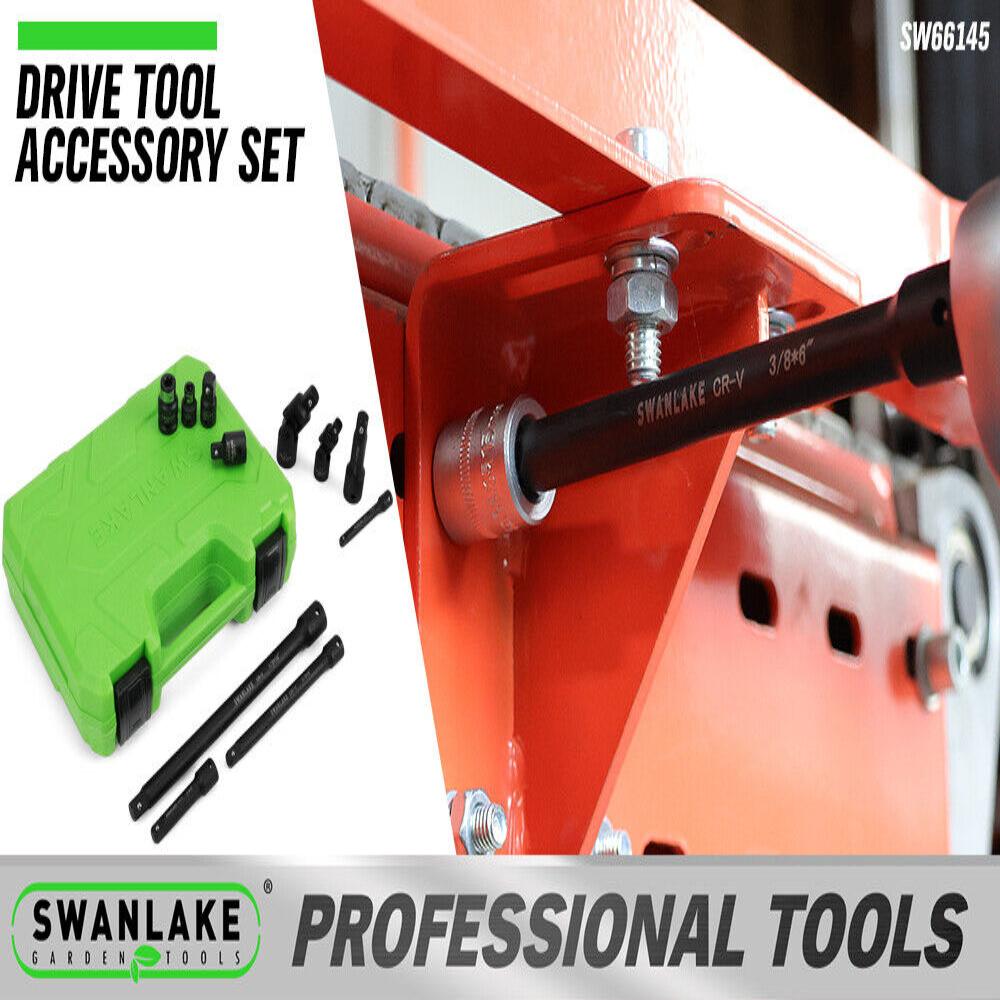 Swanlake 18Pcs Drive Tool Accessory Set Extension Bars Impact Universal Joint