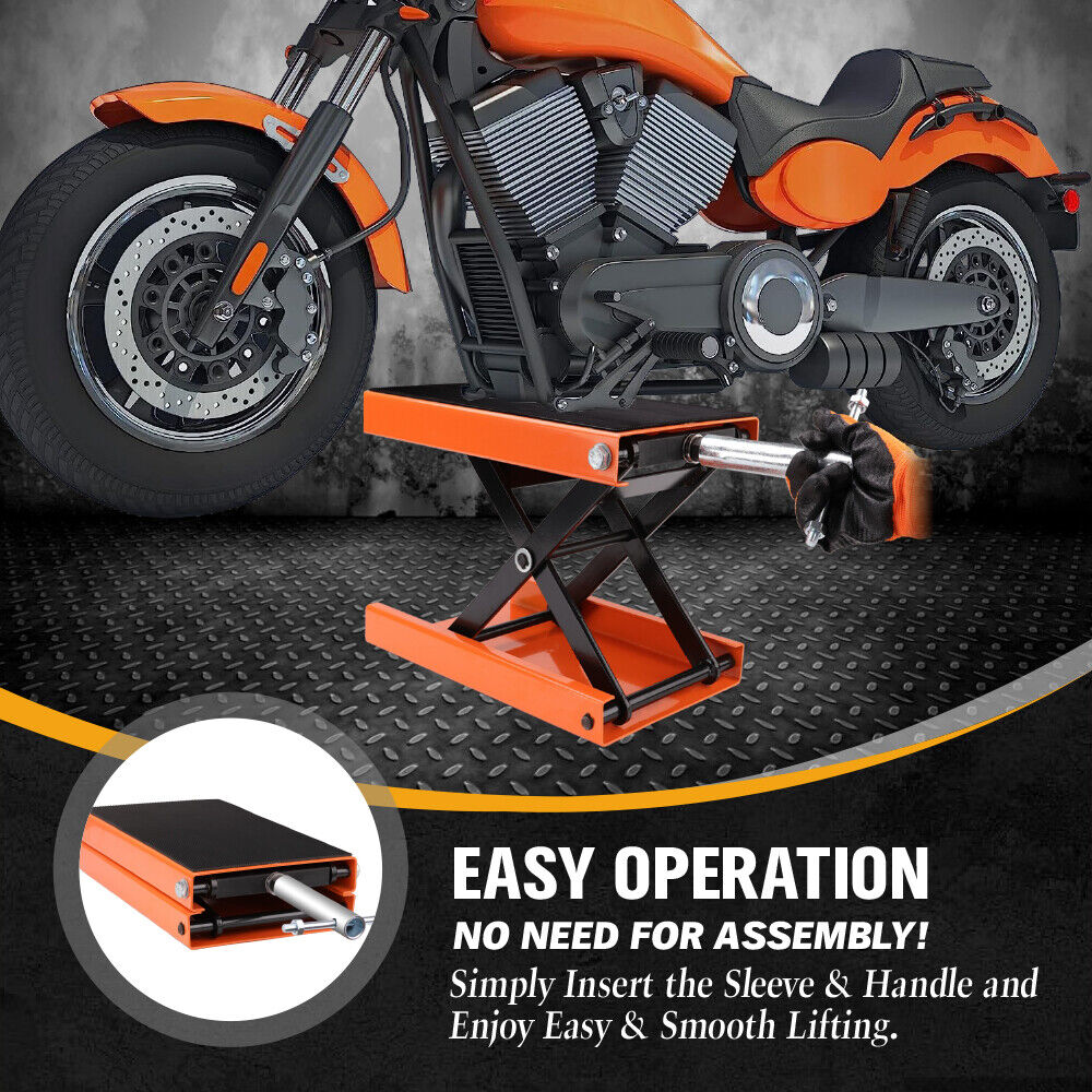 Sedy 205Kg Motorcycle Motorbike Lift Jack Stand Hoist Repair Work Bench