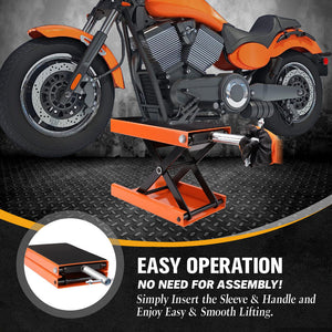 Sedy 205Kg Motorcycle Motorbike Lift Jack Stand Hoist Repair Work Bench