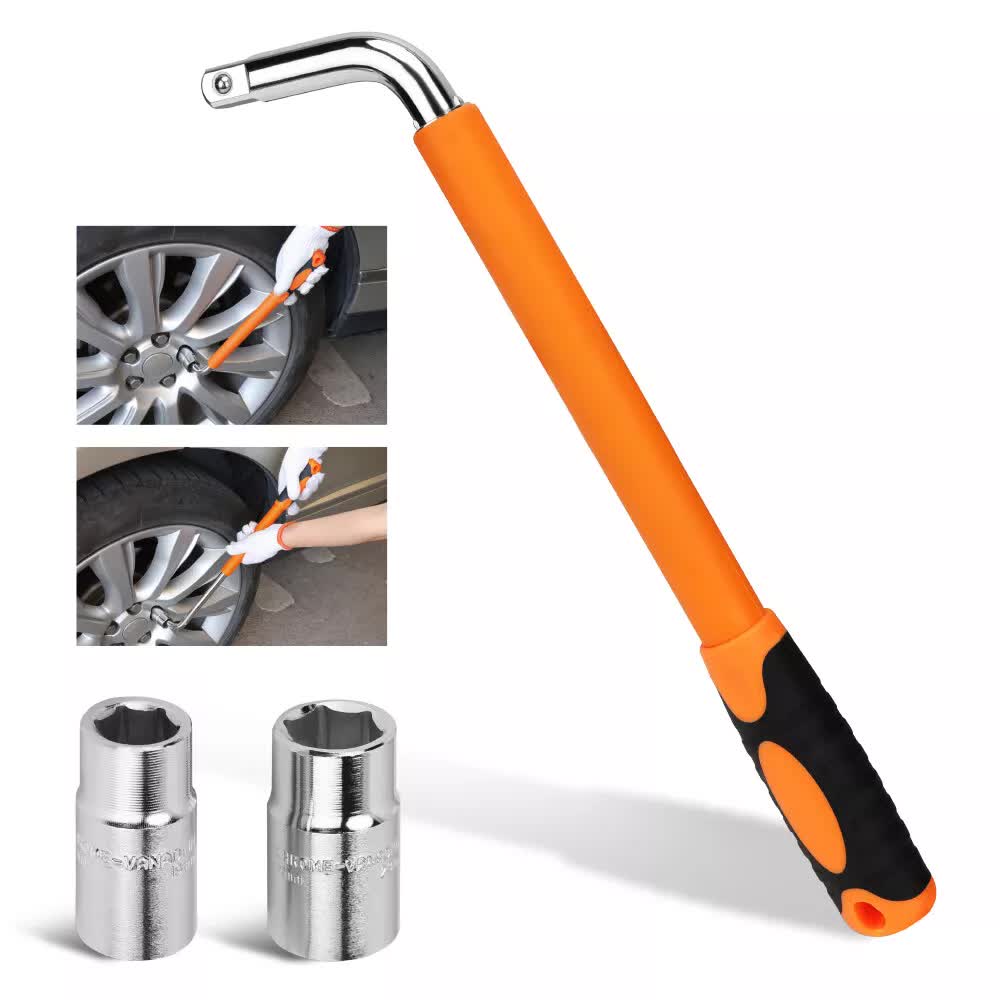 3Pcs Telescoping Lug Wrench 17/19Mm 21/23Mm Extendable Tire