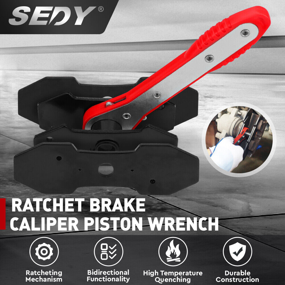 Sedy Car Brake Caliper Tool 360A Swing Ratchet Wrench Wheel Piston Spreader