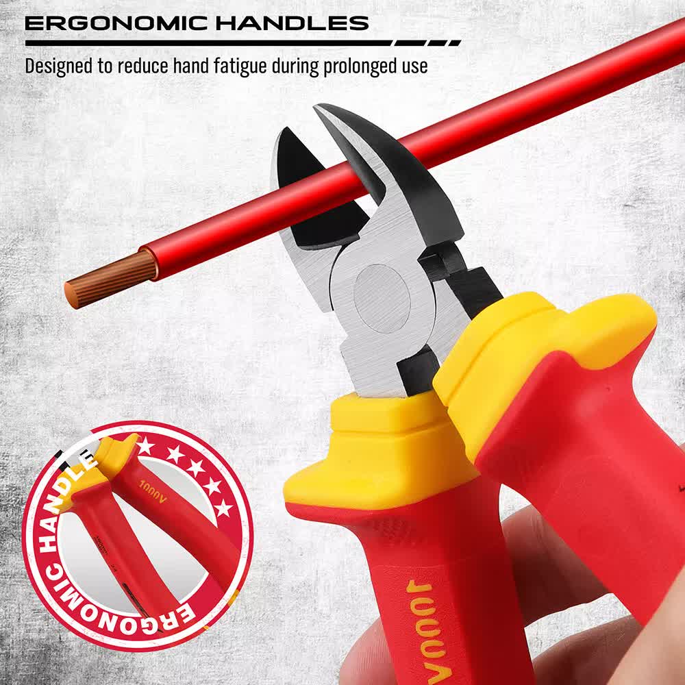 Magnetic Insulated Screwdriver Pliers Set 1000V Electrical Tool Hose Pinch Box