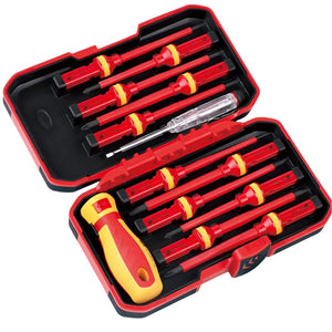 Sedy 13Pcs 1000V Magnetic Insulated Electrician Screwdriver Set Vde Certified