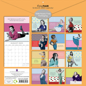 Bitchy Talk 2025 Square Wall Calendar 16 Months Premium Planner New Year Gift