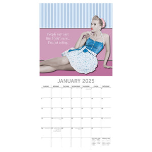 Bitchy Talk 2025 Square Wall Calendar 16 Months Premium Planner New Year Gift