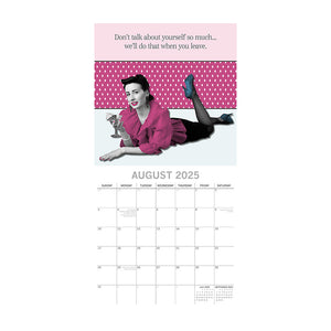 Bitchy Talk 2025 Square Wall Calendar 16 Months Premium Planner New Year Gift