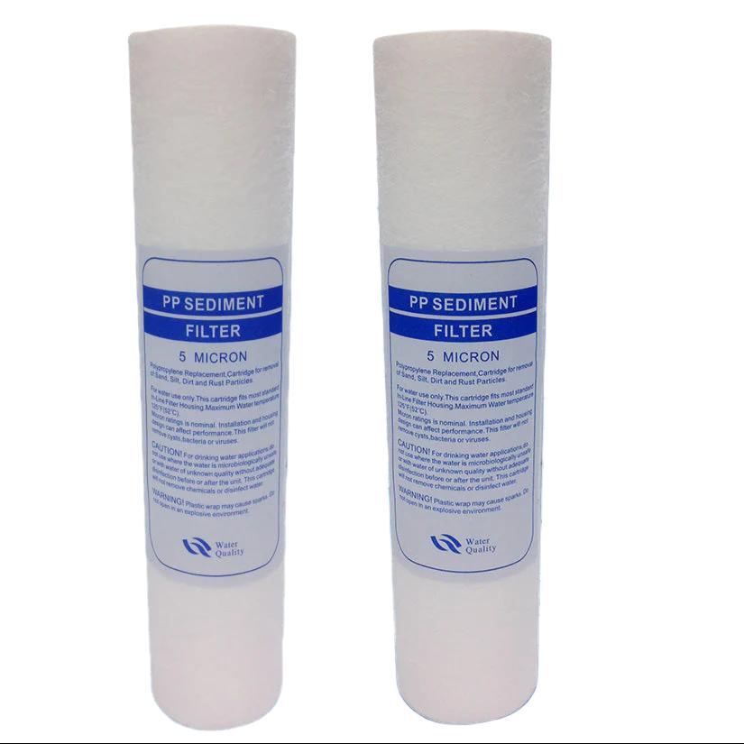 Undersink 5Um Sediment Water Filter Cartridge Pp X 2