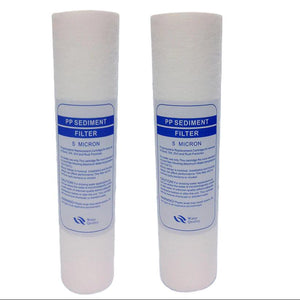 Undersink 5Um Sediment Water Filter Cartridge Pp X 2