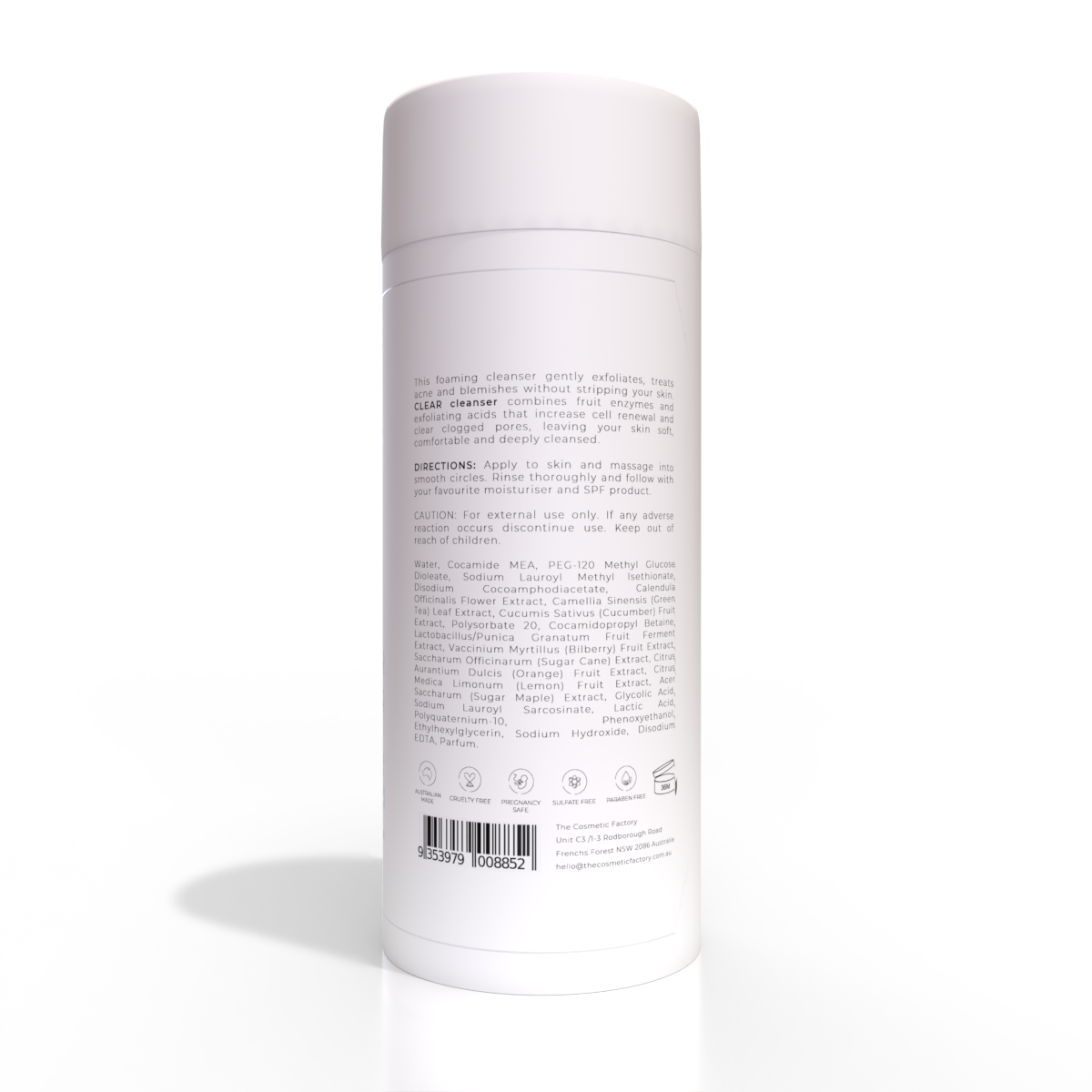 The Cosmetic Factory Clear Cleanser | 200Ml