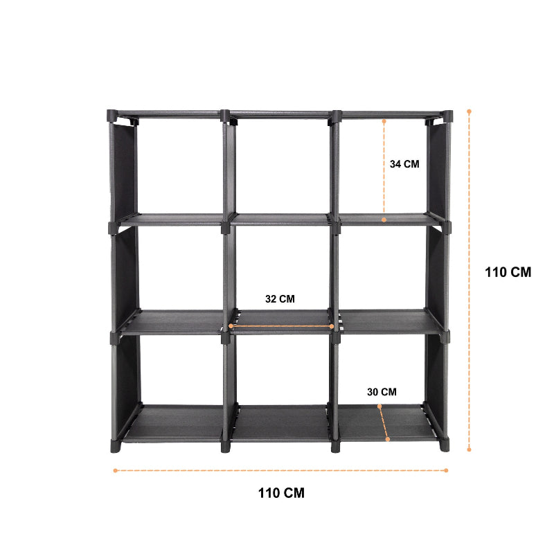 Storage Organizer 9 Cubes Wardrobe Closet Shelves